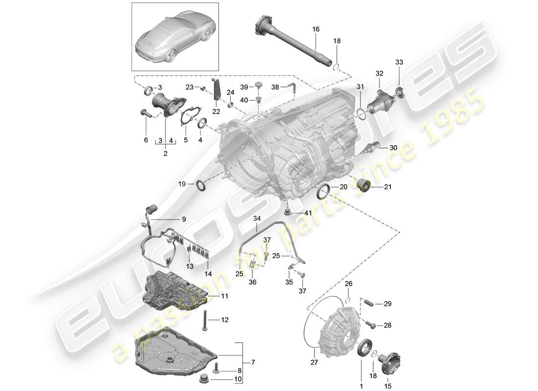 porsche 2015 (991-1) - per favore - diagramma delle parti