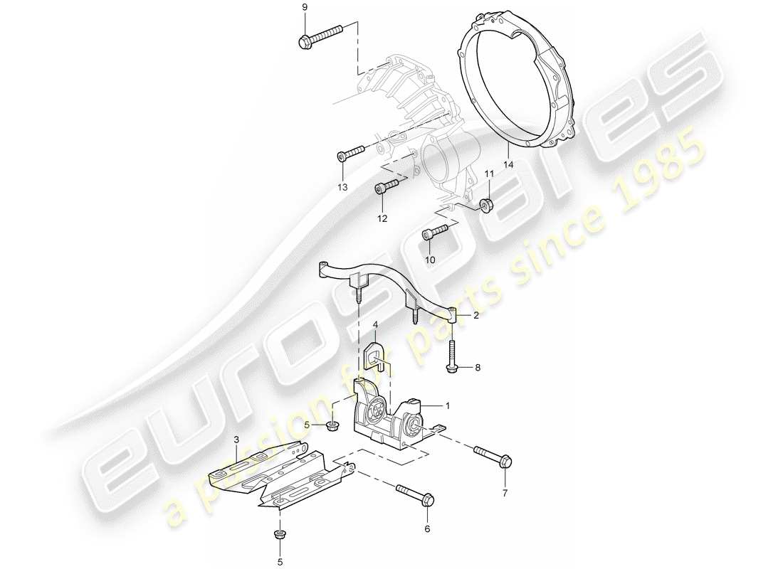 porsche 2007 (997-1) tiptronic diagramma delle parti