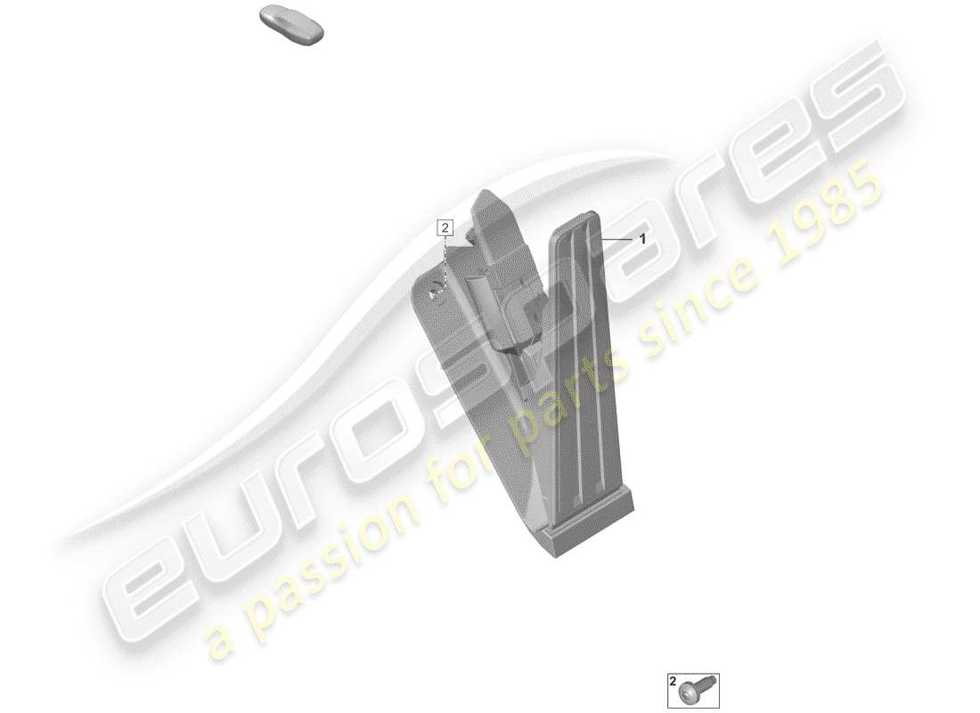 porsche 2020 (992-1) pedale dell'acceleratore diagramma delle parti