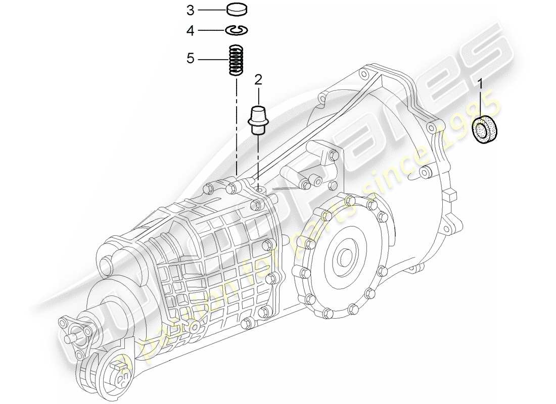 porsche 2003 (996) trasmissione - parti singole diagramma delle parti