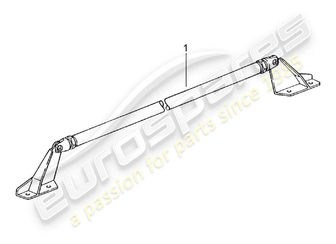 porsche 1990 (accessories) punte a cupola diagramma delle parti