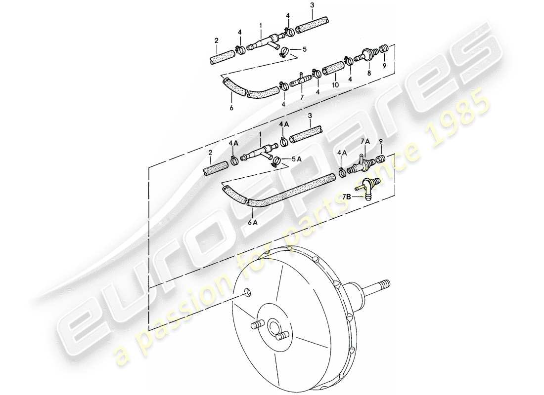 porsche 1986 (928) pompa di aspirazione - m >> 82d 0608 - m >> 82d 5825 - m >> 82d 5723 - m >> 82d 0622 - m >> 82d { 9} diagramma delle parti