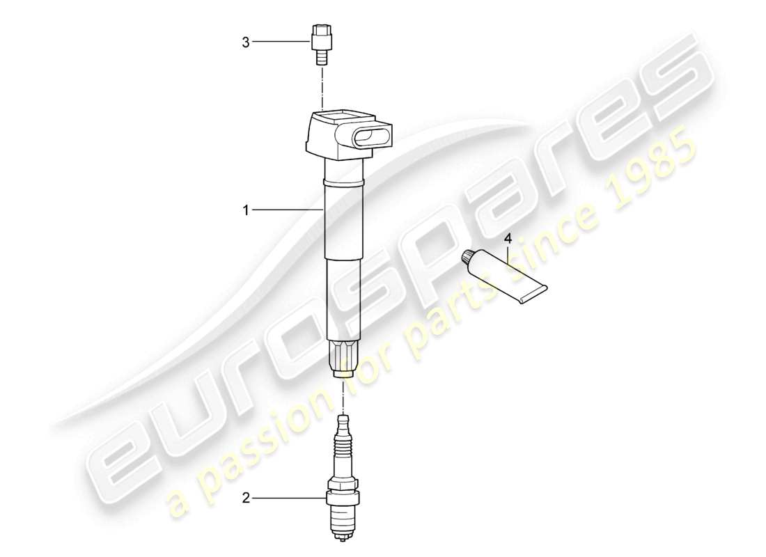 porsche 2014 (cayenne e2 92a) schema elettrico del sistema di accensione d >>- mj 2014