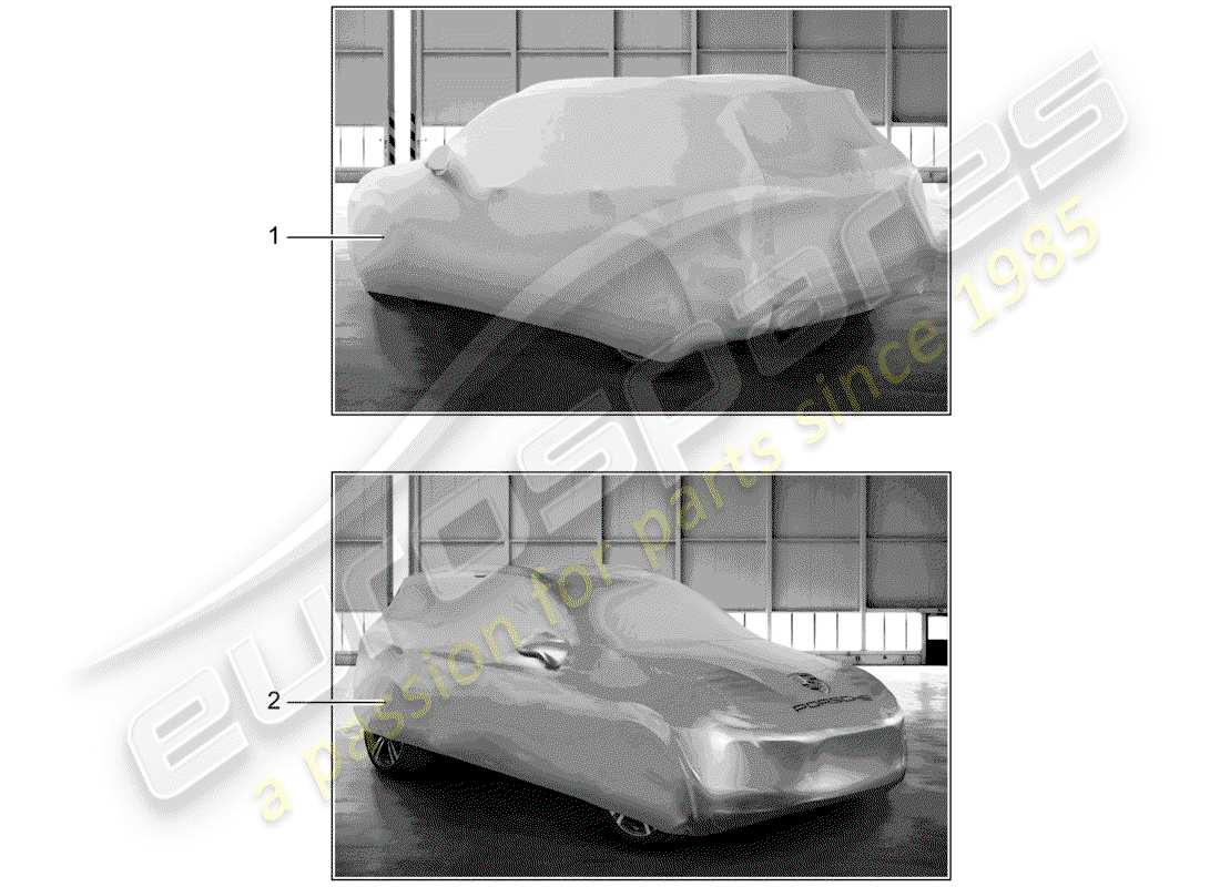 porsche 2013 (tequipment cayenne) copertina diagramma delle parti