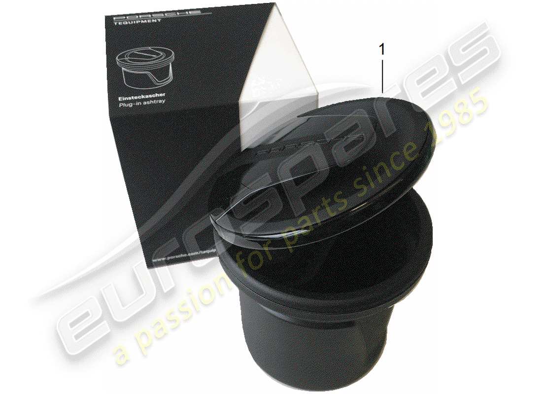 porsche 2012 (tequipment 98x/99x) inserto per posacenere schema delle parti