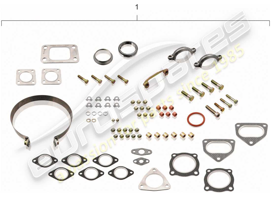 porsche 911 (1988) kit di montaggio - kit di riparazione - set di manutenzione schema delle parti