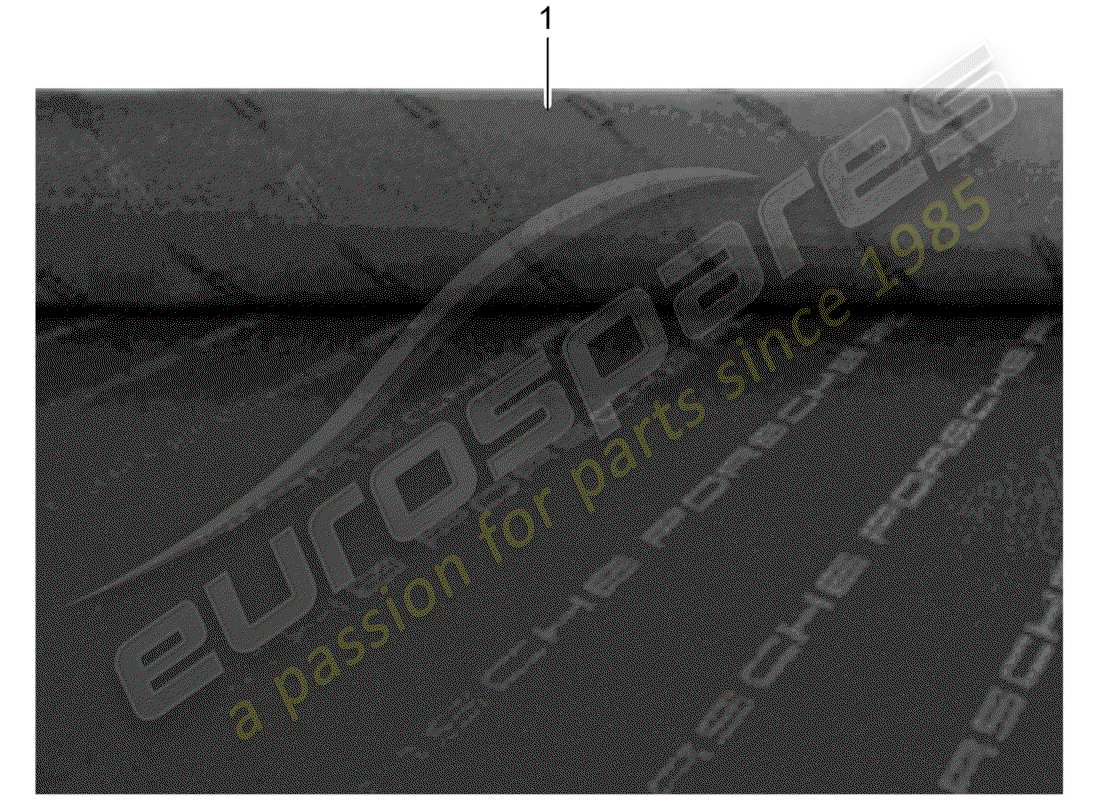 porsche 2013 (accessories) sedile anteriore - parti singole - tessuto schema delle parti