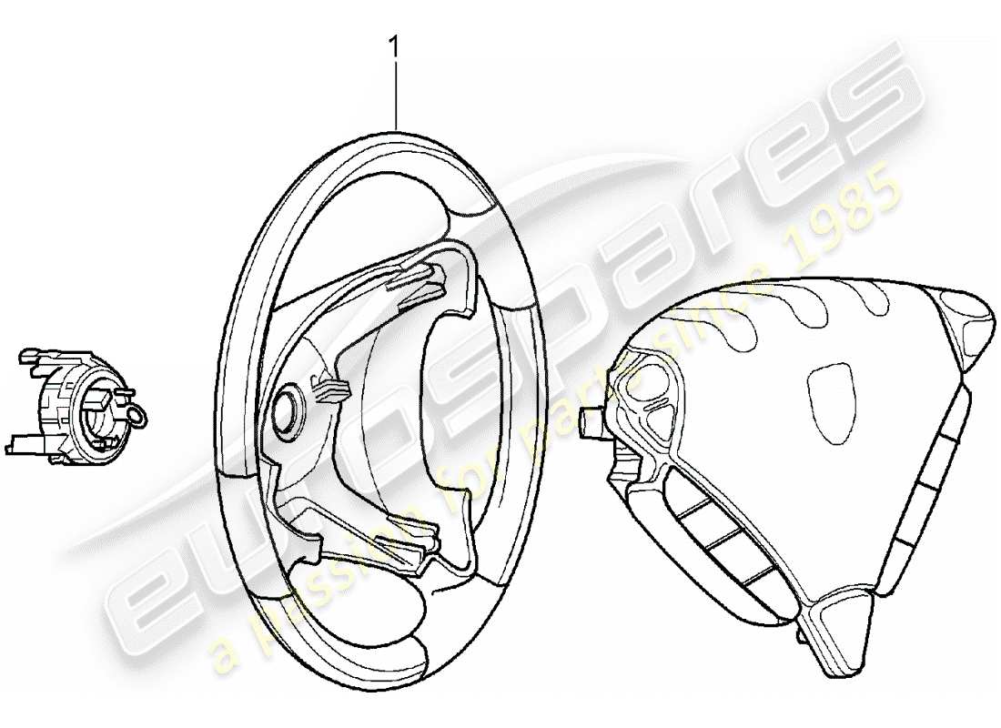 porsche 2012 (tequipment cayenne) volante diagramma delle parti
