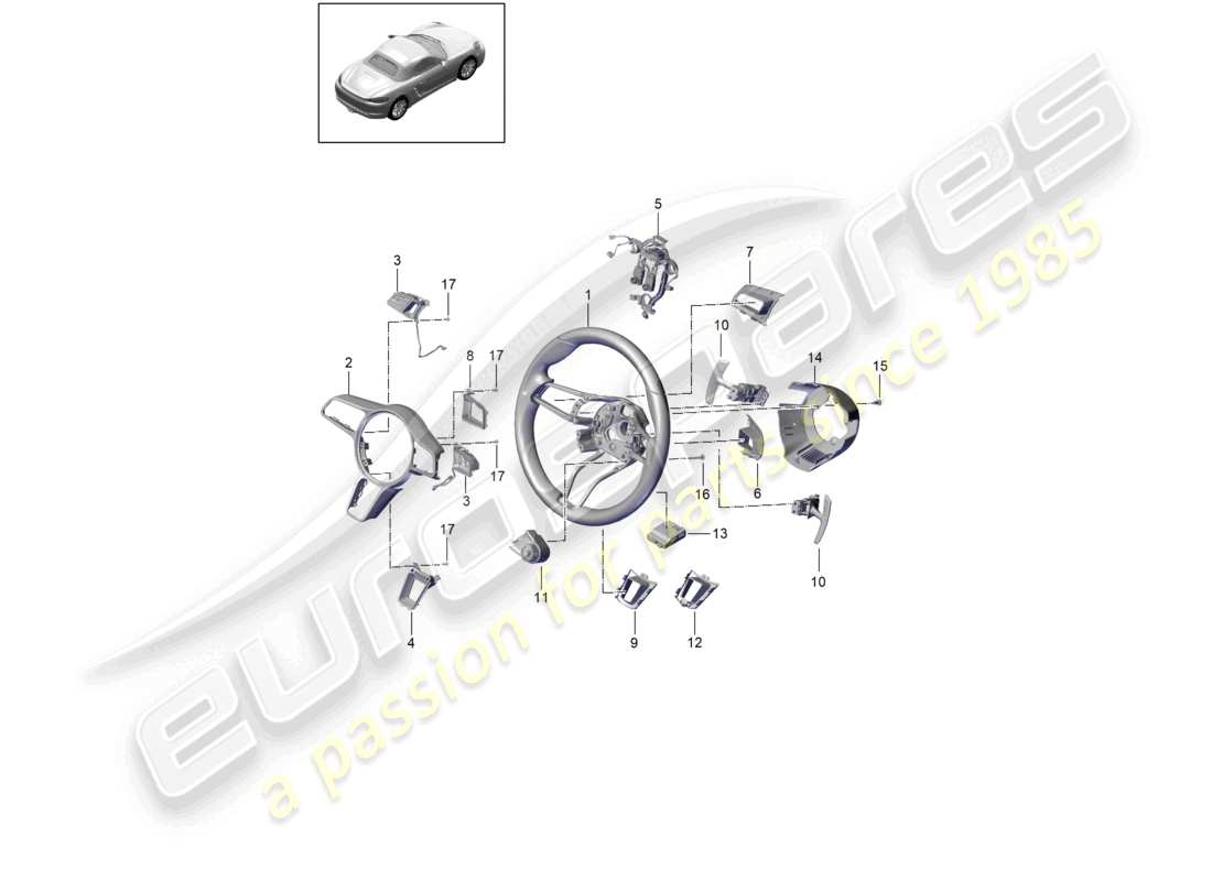 diagramma della parte contenente il codice parte 9p1998537 gt8