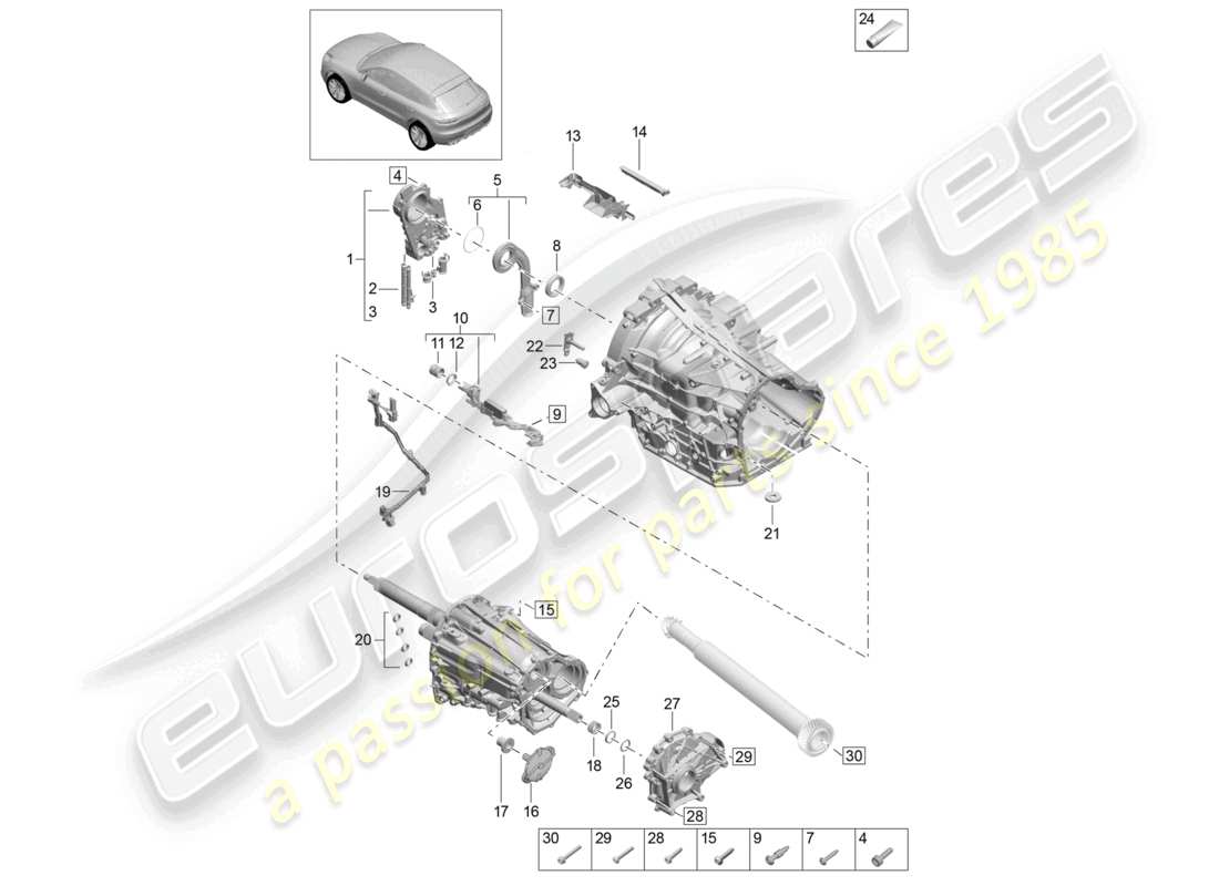 diagramma della parte contenente il codice parte 9a731510501