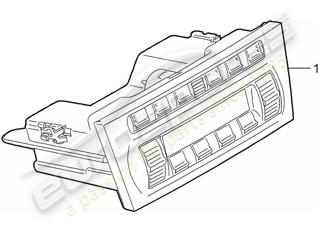 porsche 2008 (987 cayman) interruttore di controllo diagramma delle parti