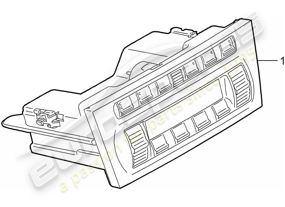 porsche 2009 (997-2 gt3) interruttore di controllo diagramma delle parti