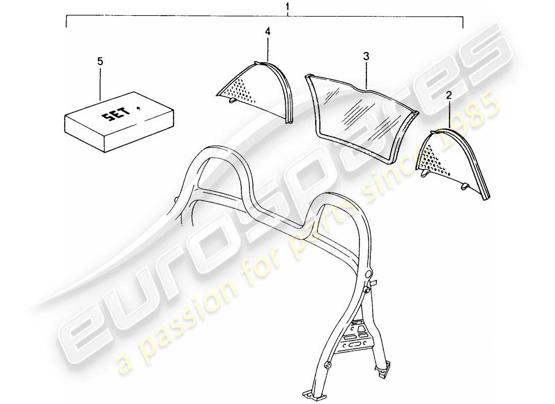 porsche 2011 (tequipment) schema delle parti del kit di installazione
