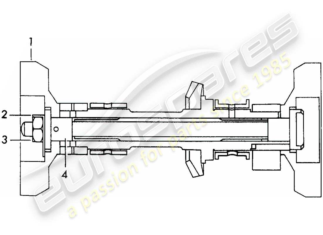porsche 1963 (356b/356c) pesi volano - per - albero a camme - aspirazione schema delle parti