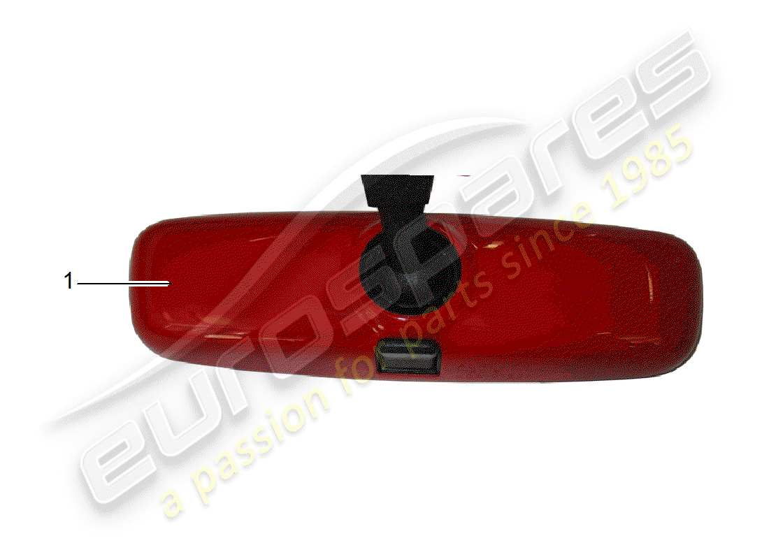 porsche 2014 (tequipment 98x/99x) schema delle parti specchio retrovisore interno