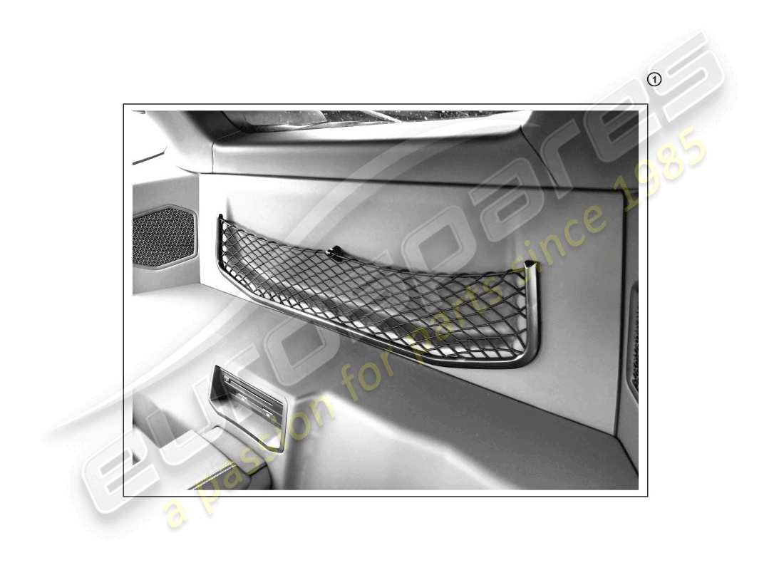 lamborghini huracan lp580-2 coupe (accessories) schema delle parti del kit di installazione