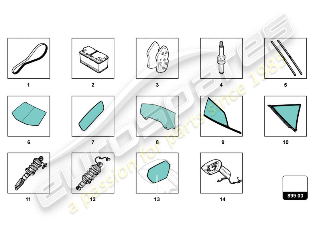 lamborghini lp610-4 coupe (2018) for pick diagramma delle parti