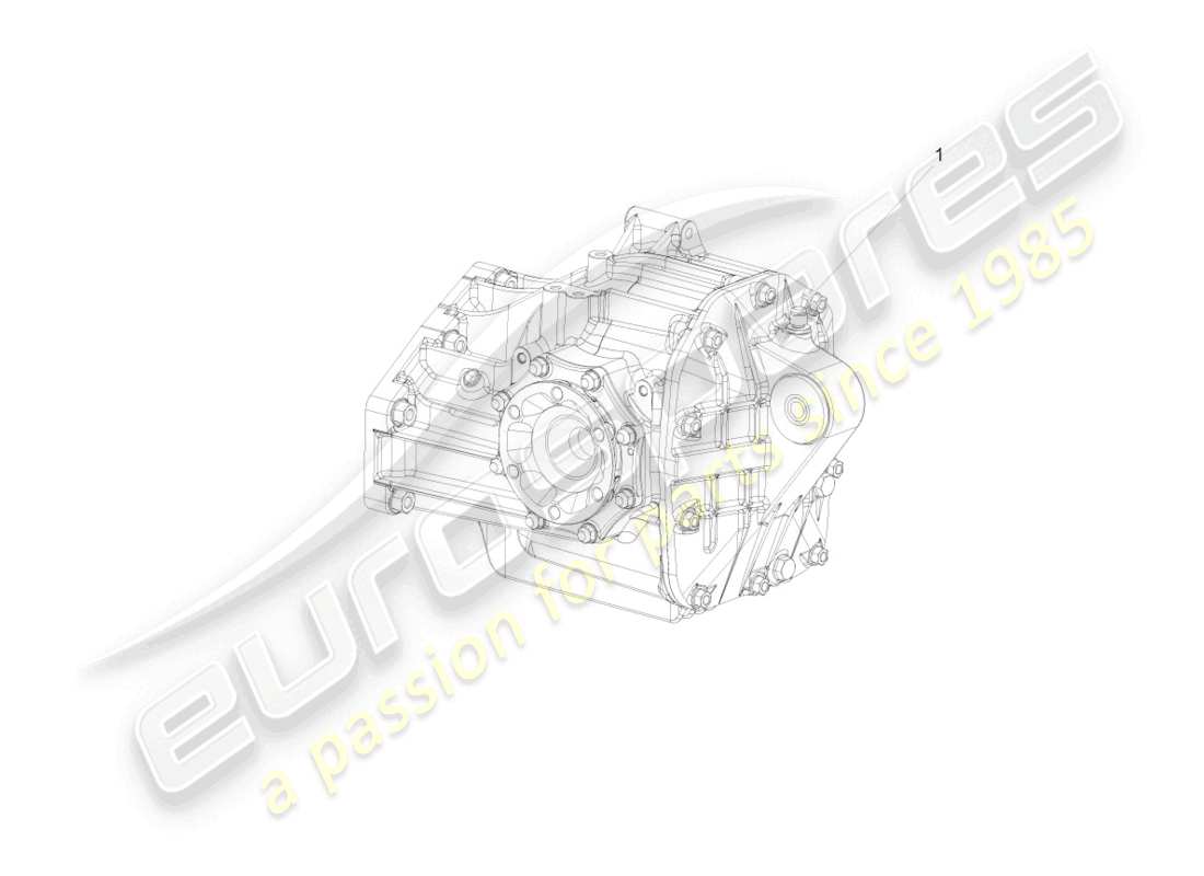lamborghini murcielago coupe (2002) trasmissione finale posteriore completa schema delle parti