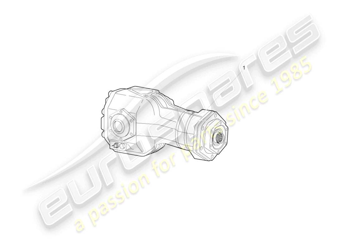 lamborghini murcielago roadster (2006) schema delle parti differenziale anteriore