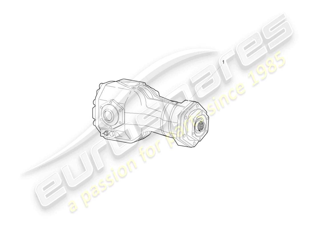 lamborghini murcielago coupe (2005) schema delle parti differenziale anteriore