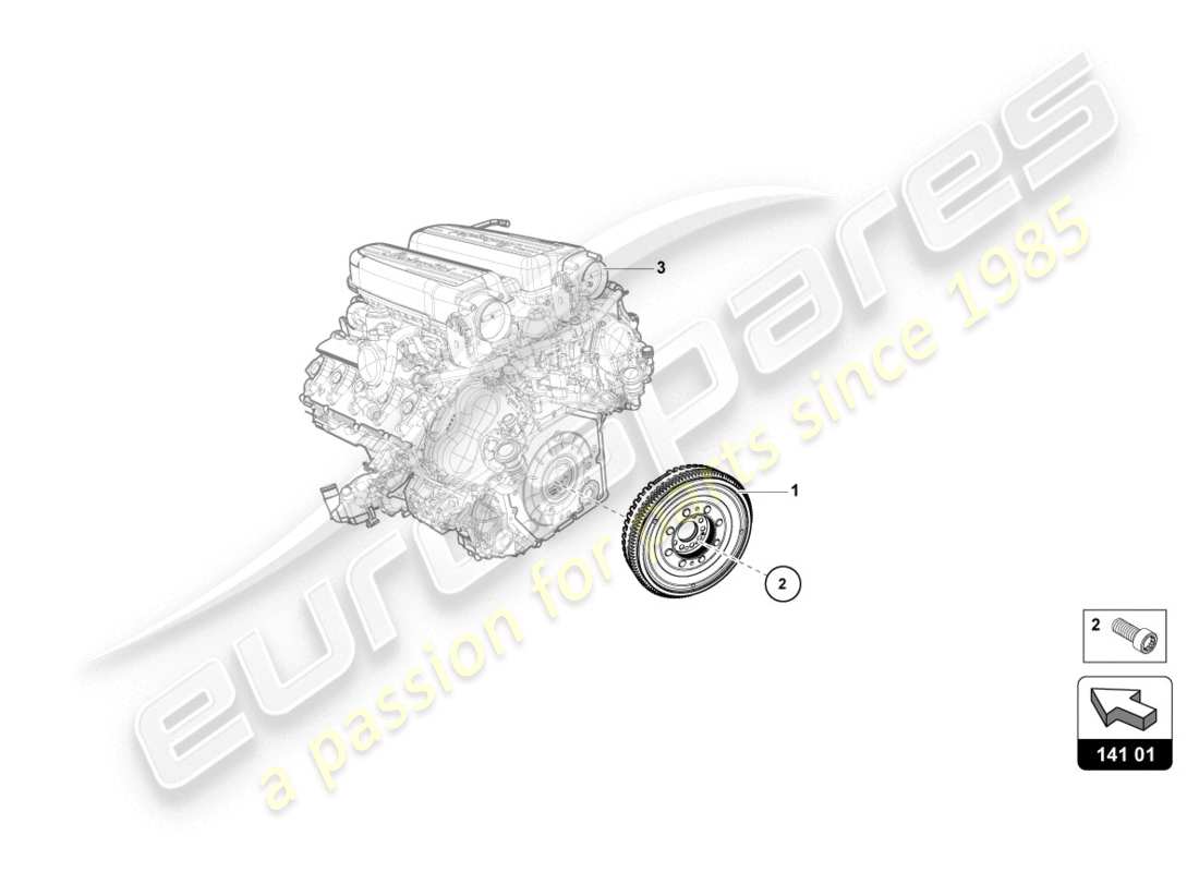 lamborghini evo spyder (2020) diagramma della parte doppia