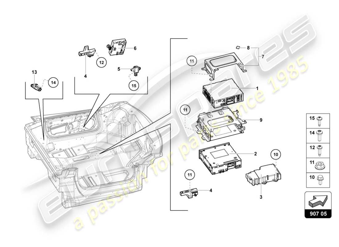 diagramma della parte contenente il codice parte 470959793