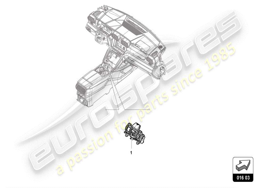 lamborghini urus (accessories) unità di azionamento diagramma delle parti