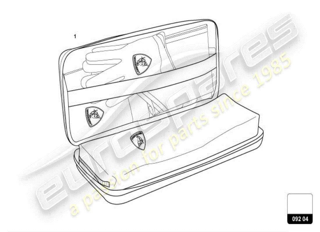 lamborghini huracan lp600-4 zhong coupe (accessories) schema delle parti dell'attrezzatura di sicurezza