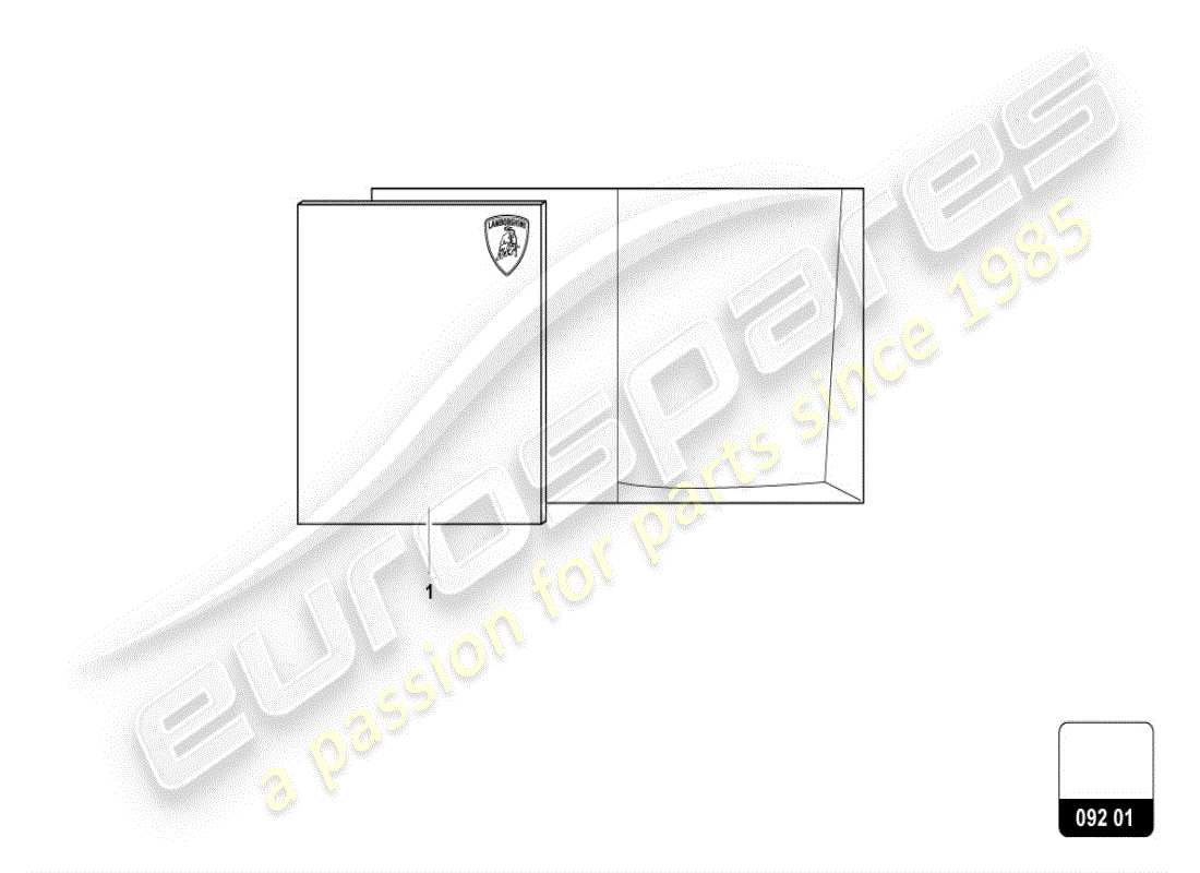 lamborghini urus (accessories) set di agenti detergenti schema delle parti
