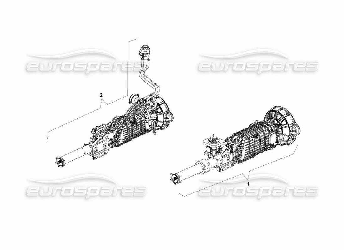 lamborghini murcielago lp670 montaggio cambio diagramma delle parti