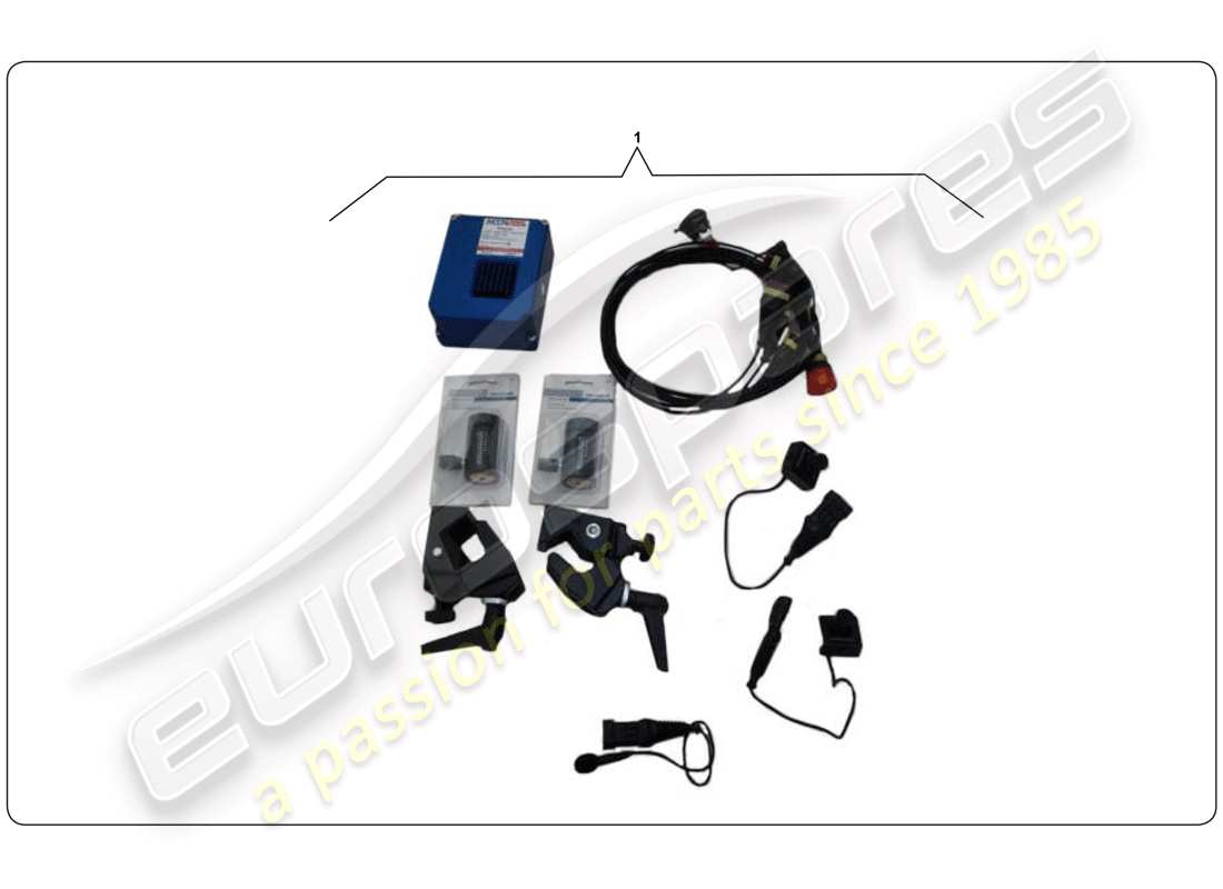lamborghini super trofeo (2009-2014) datalogger visus diagramma delle parti