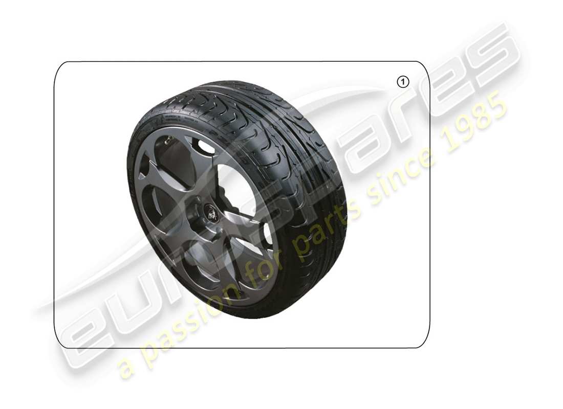 lamborghini huracan lp580-2 spyder (accessories) diagramma delle parti pneumatici