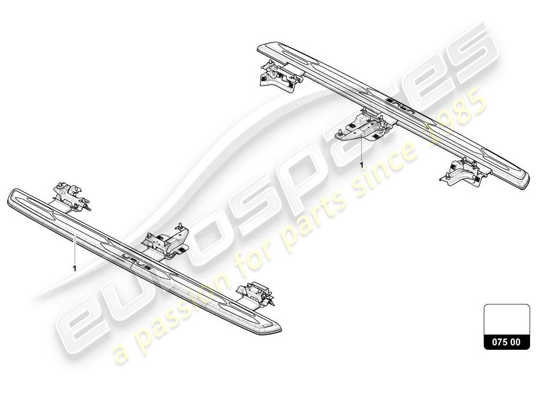 lamborghini urus (accessories) spoiler diagramma delle parti
