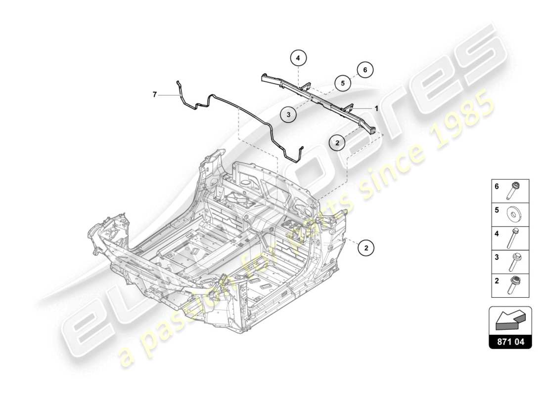 diagramma della parte contenente il codice parte n90696702