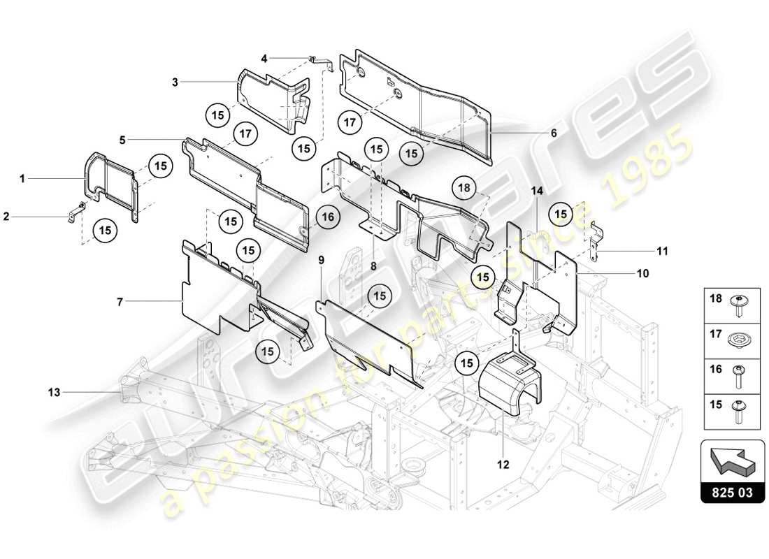 diagramma della parte contenente il codice parte 470825758c