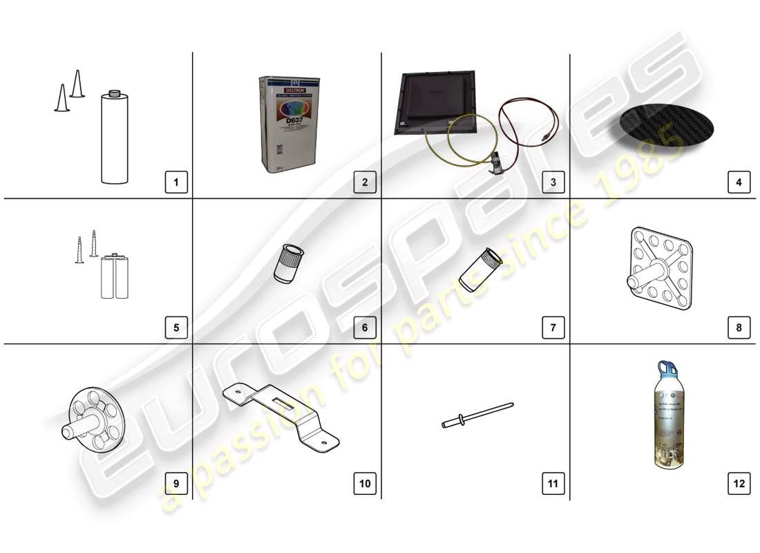 diagramma della parte contenente il codice parte 470898825