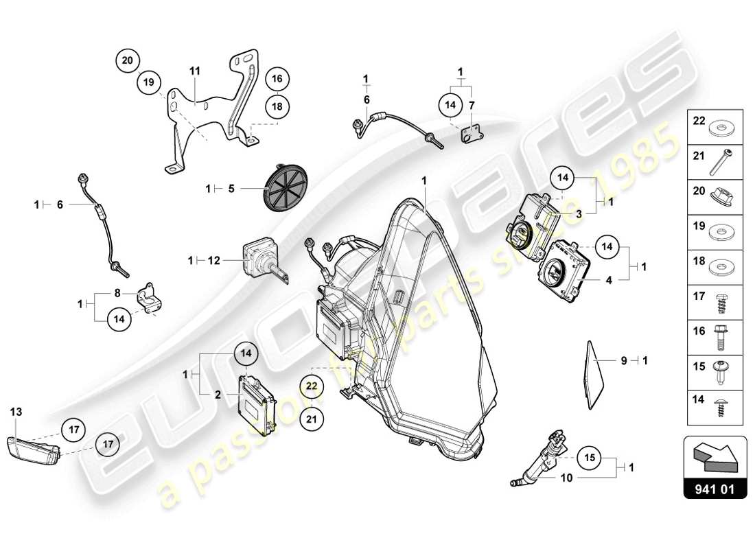 diagramma della parte contenente il codice parte 471941003s