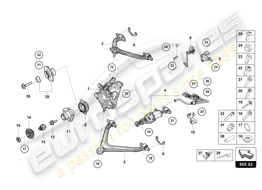 diagramma della parte contenente il codice parte 470601259c