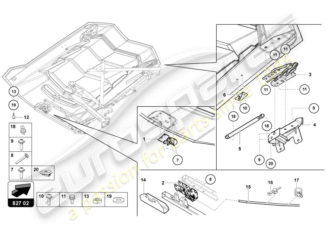 diagramma della parte contenente il codice parte 893803593a