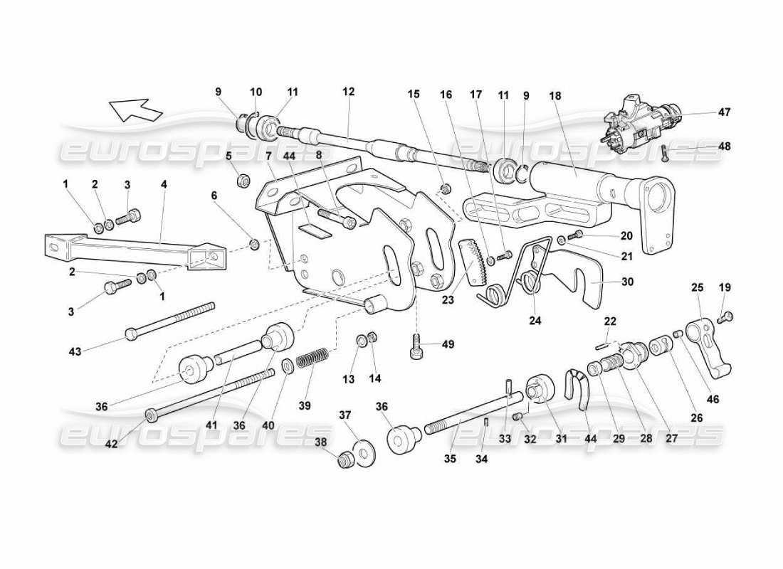 diagramma della parte contenente il codice parte n1024032