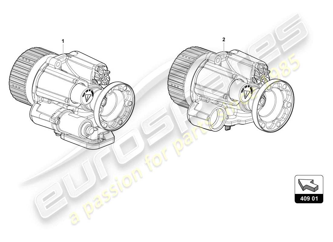 lamborghini lp720-4 coupe 50 (2014) differenziale assale anteriore schema delle parti
