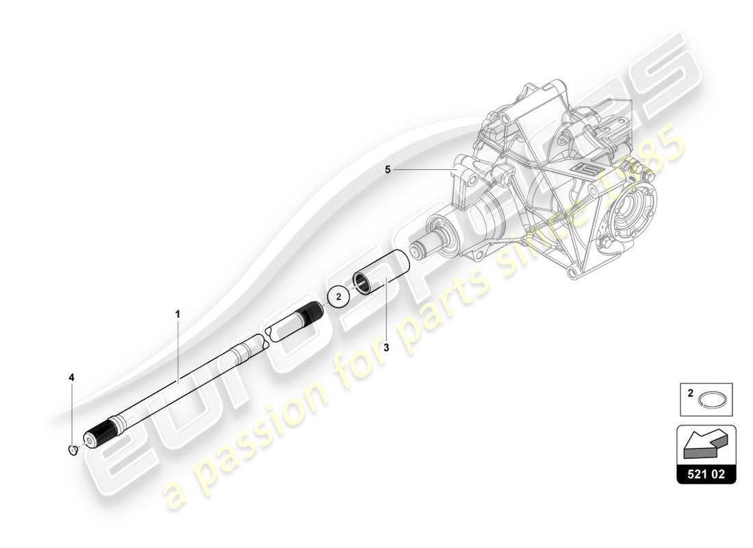 lamborghini lp700-4 coupe (2012) albero di entrata diagramma delle parti