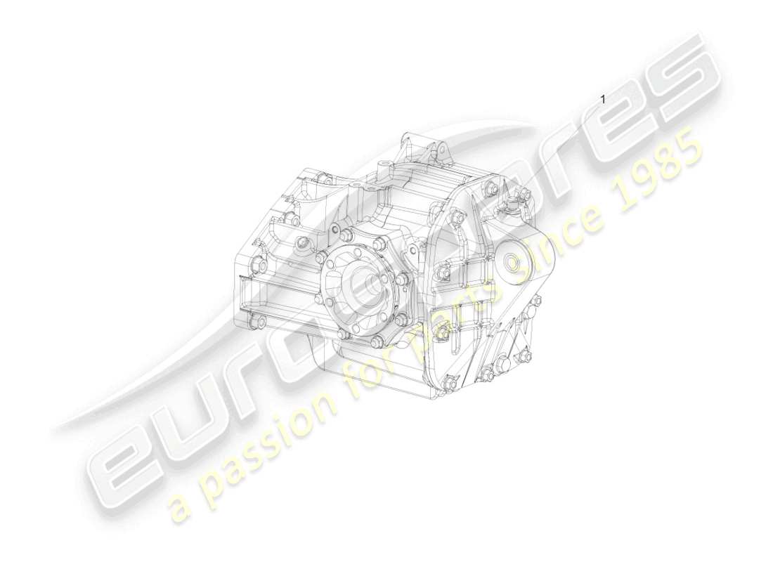lamborghini murcielago roadster (2006) trasmissione finale posteriore completa schema delle parti