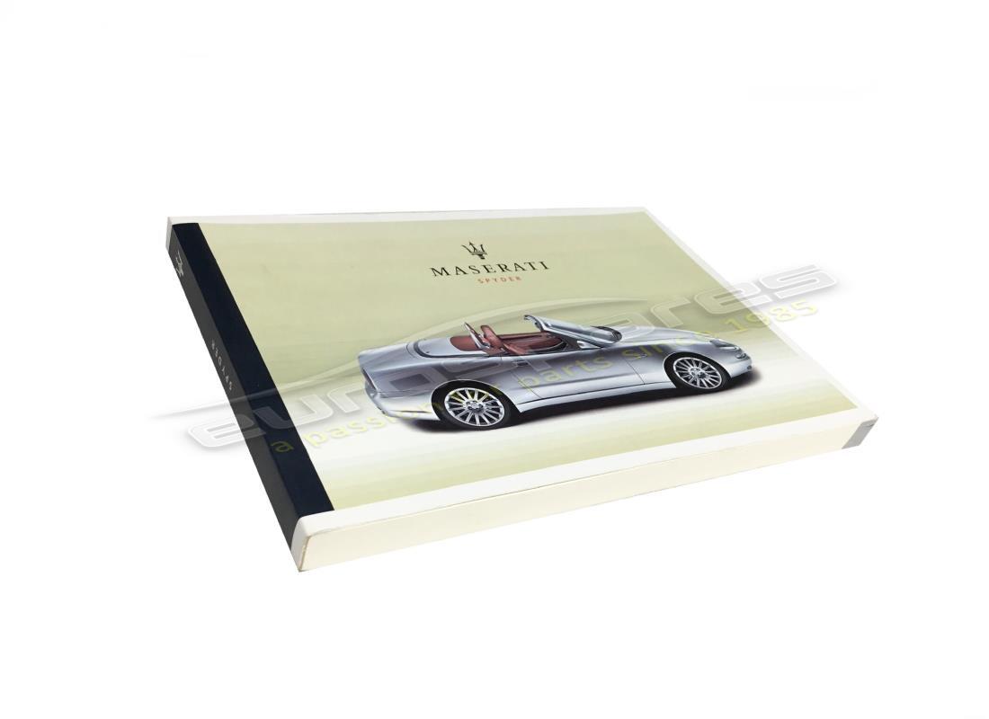 nuovo maserati manuale del proprietario m138 sypder front. numero parte 920000516 (1)