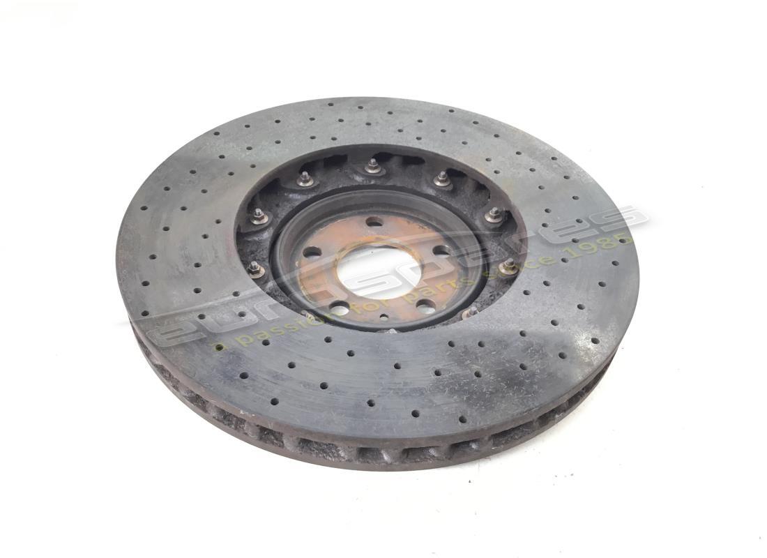 disco freno in ceramica lamborghini usato (ventilato). numero parte 4t0615301 (1)