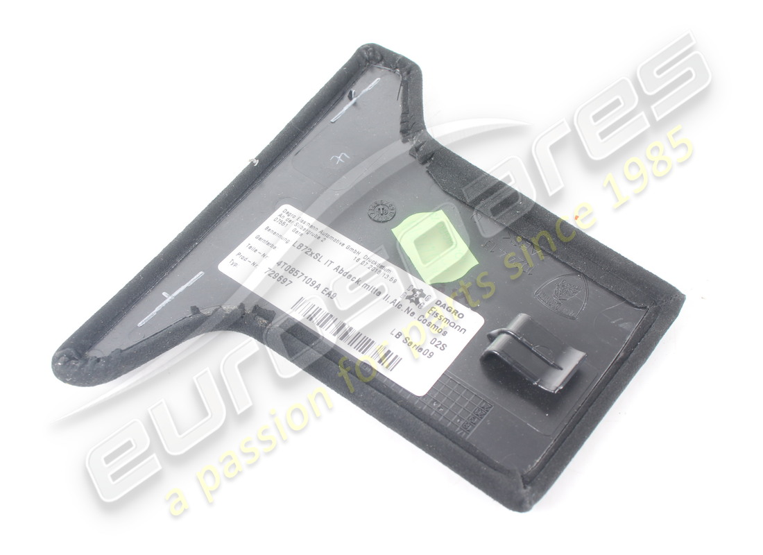 USATO LAMBORGHINI COPERTURA CRUSCOTTO INFERIORE. NUMERO PARTE 4T0857109A (3) usato lamborghini copertura cruscotto inferiore. numero parte 4t0857109a (3)