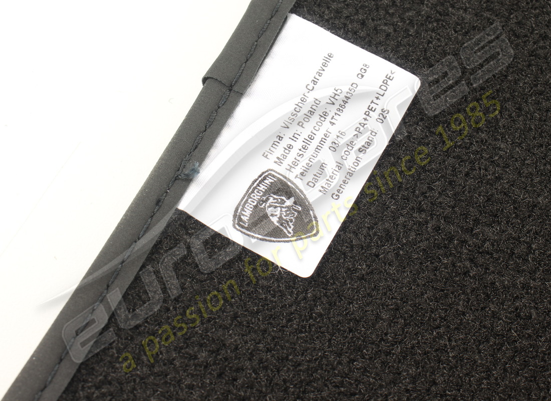 nuovi lamborghini 1 set di tappetini. numero parte 4t1864435dqg8 (4)