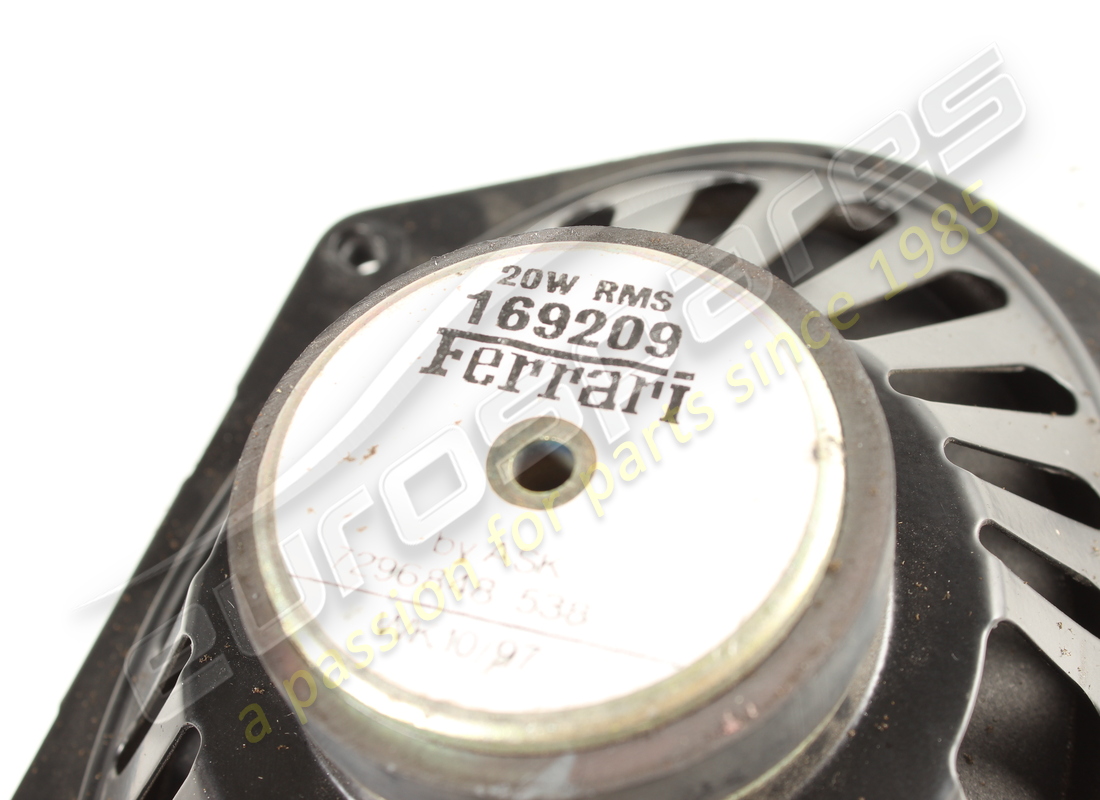 USATO FERRARI ALTOPARLANTE WOOFER. NUMERO PARTE 169209 (3) usato ferrari altoparlante woofer. numero parte 169209 (3)