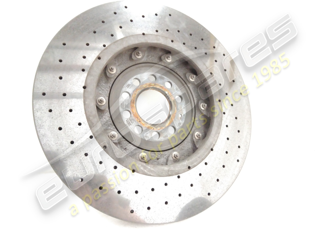 disco freno anteriore destro in ceramica usato lamborghini (ventilato). numero parte 470615302g (4)
