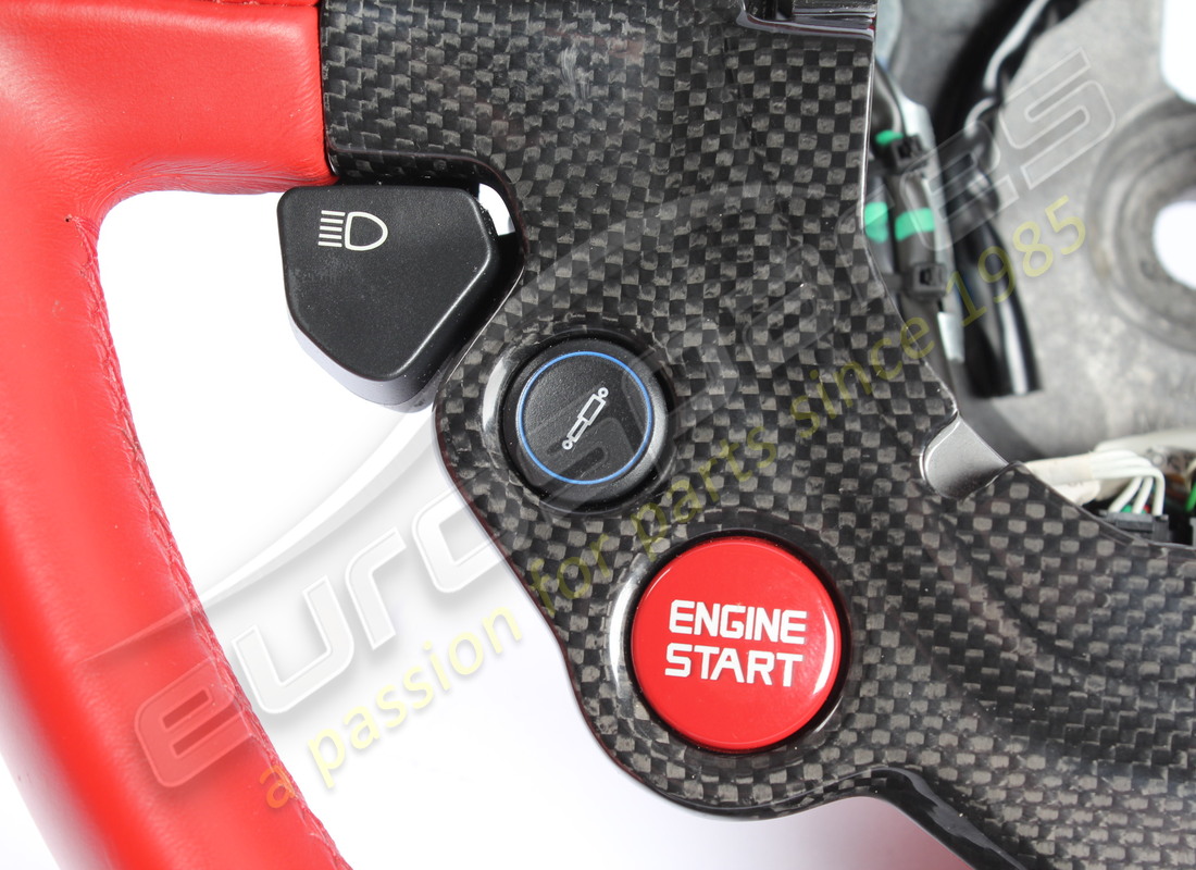 volante completo usato ferrari - nero [black]. numero parte 87233700 (2)